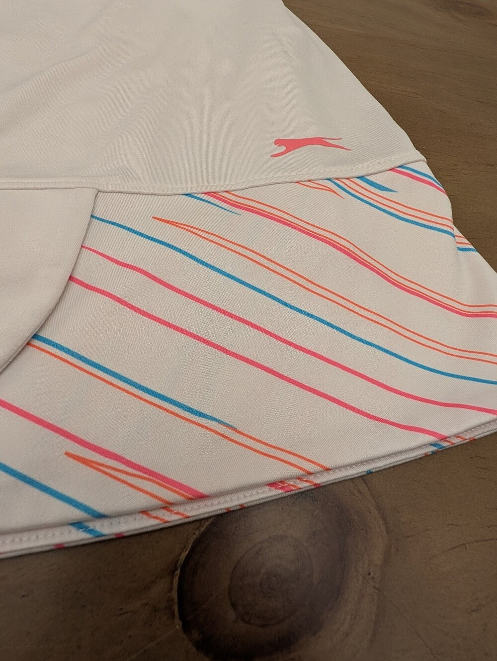 Slazenger Tennis Pickellball Skort White with Orange Women's Size Large